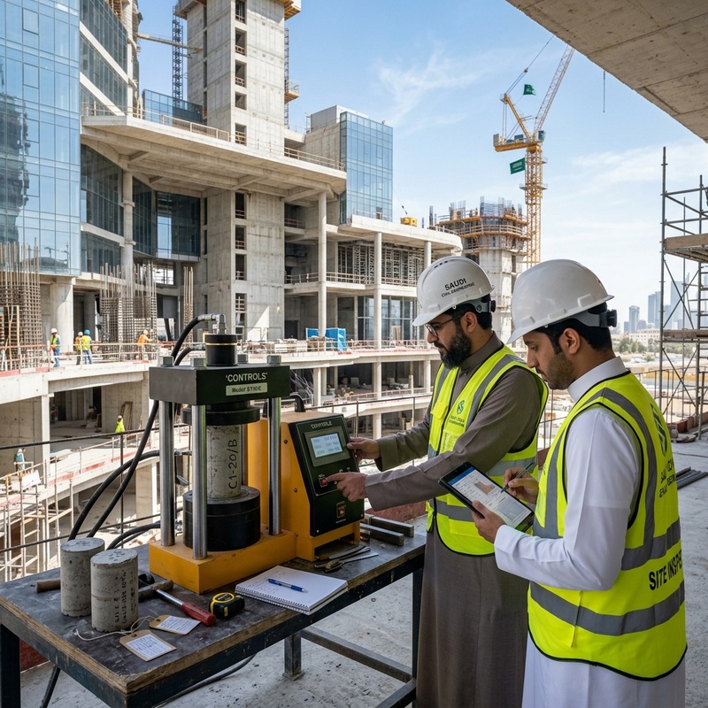 Rigorous On-site Quality Inspections & Material Testing Workflows